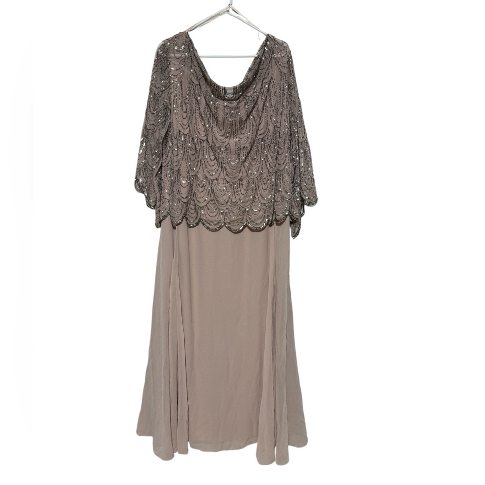 J Kara‎ NWT Sequin Beaded Gown 24W Mother of the Bride Wedding Special Occasion